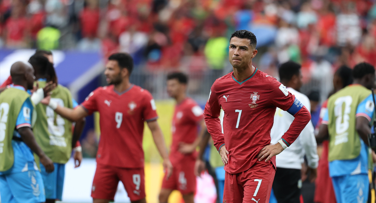 Roberto Martínez, director técnico de Portugal, defiende a Cristiano Ronaldo