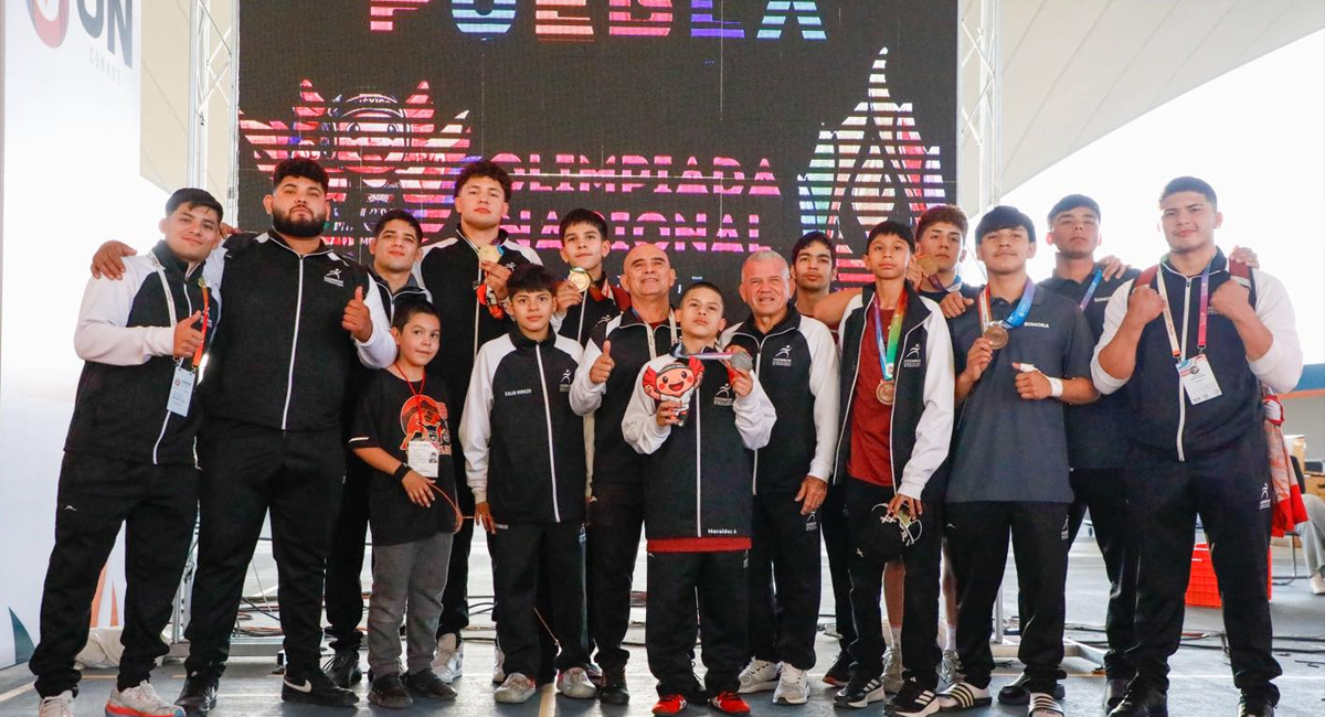 Sonora hace historia y logra su mejor marca de medallas en luchas asociadas en la Olimpiada Nacional