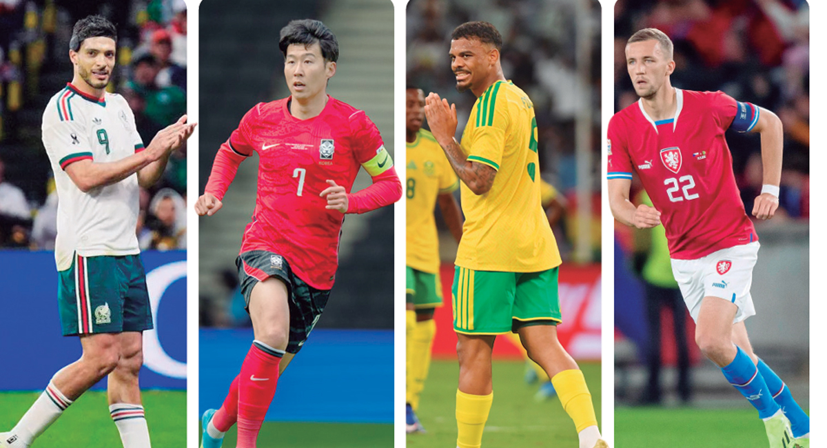 Grupo A: México, Sudáfrica, Corea del Sur y República Checa son los primeros en saltar al terreno de juego