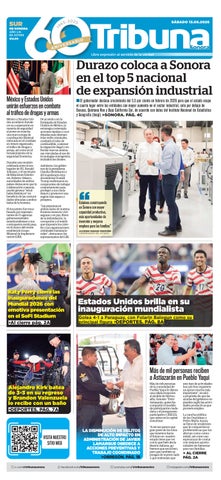 Cubierta de la versión impresa del 12 Jun 2026