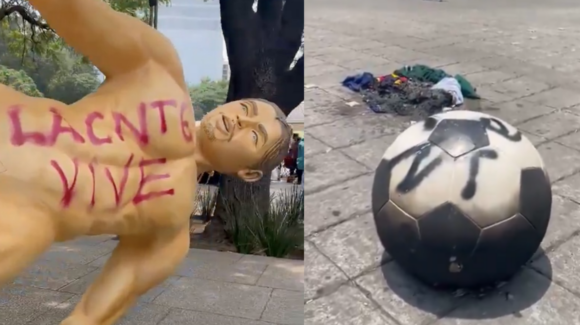 CNTE amenaza con boicot al Mundial y provoca tensión en el Zócalo