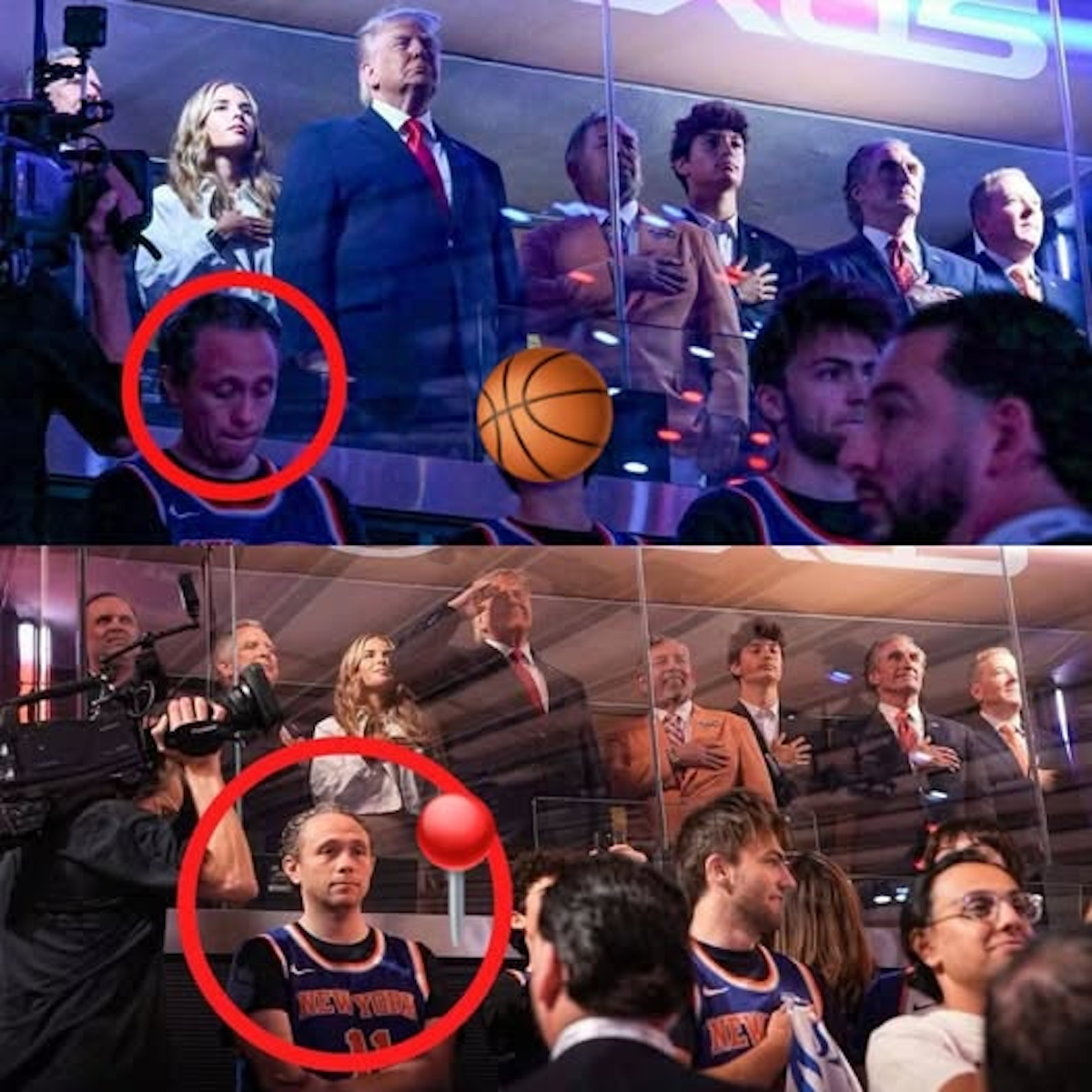 Polémica por aparición de funcionario del SAT en exclusivo palco de la NBA
