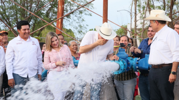 ¡Se acabó el desabasto! Bahuises y Los Buayums estrenan pozos de agua en Navojoa