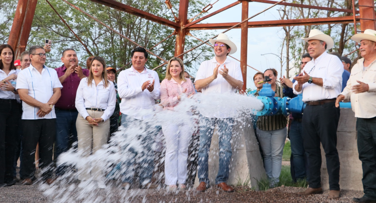 ¡Se acabó el desabasto! Bahuises y Los Buayums estrenan pozos de agua en Navojoa