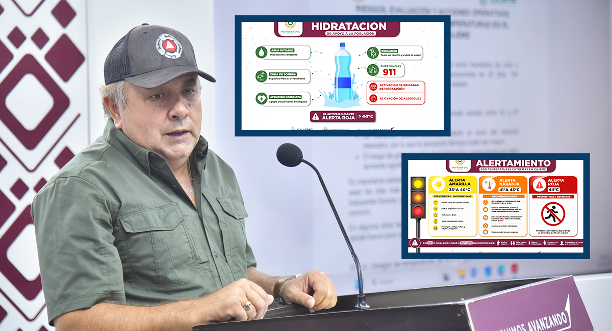 Activará Protección Civil semáforo por calor para prevenir golpes durante la canícula