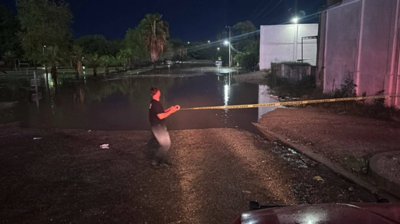 Al menos 6 colonias quedaron bajo el agua tras la reciente lluvia en Navojoa
