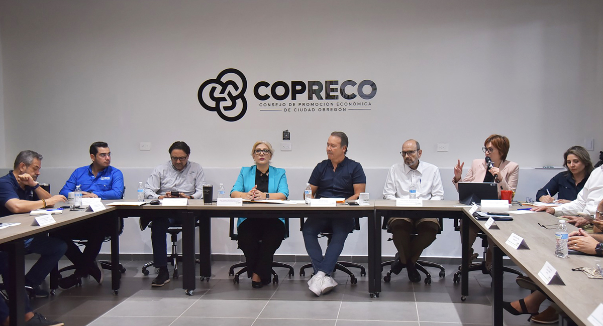 Alcaldesa y Copreco refuerzan estrategia para atraer inversiones y generar más empleos en Cajeme