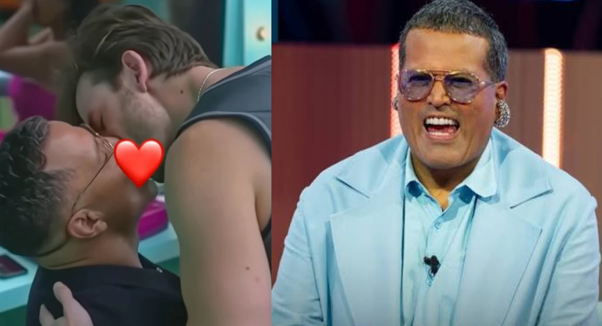 Aldo Rendón y Luis Chaparro se dan tremendo beso y enloquecen a fans de La Casa de los Famosos México
