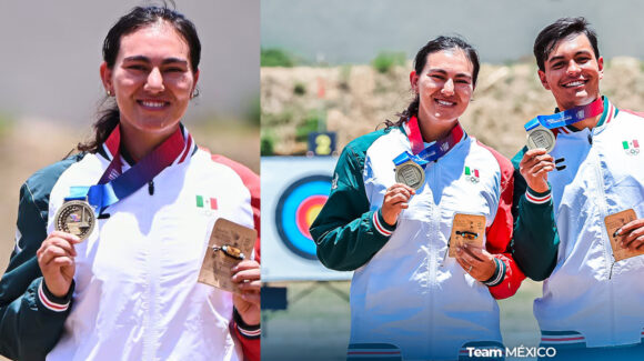 Alejandra Valencia es la arquera reina de los centroamericanos: Se lleva otro par de medallas de oro