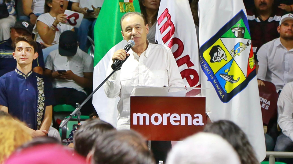 Alfonso Durazo encabeza celebración por los 12 años de Morena y reconoce a militancia