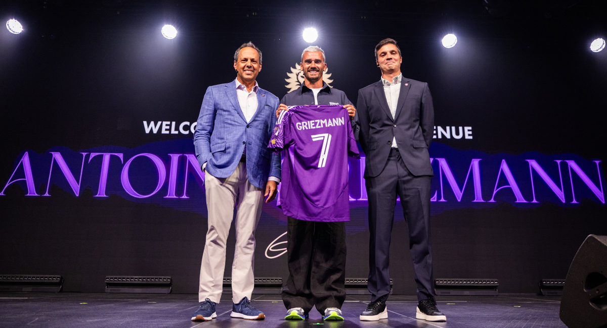Antoine Griezmann fue presentado de manera oficial como nuevo jugador del Orlando City de la MLS