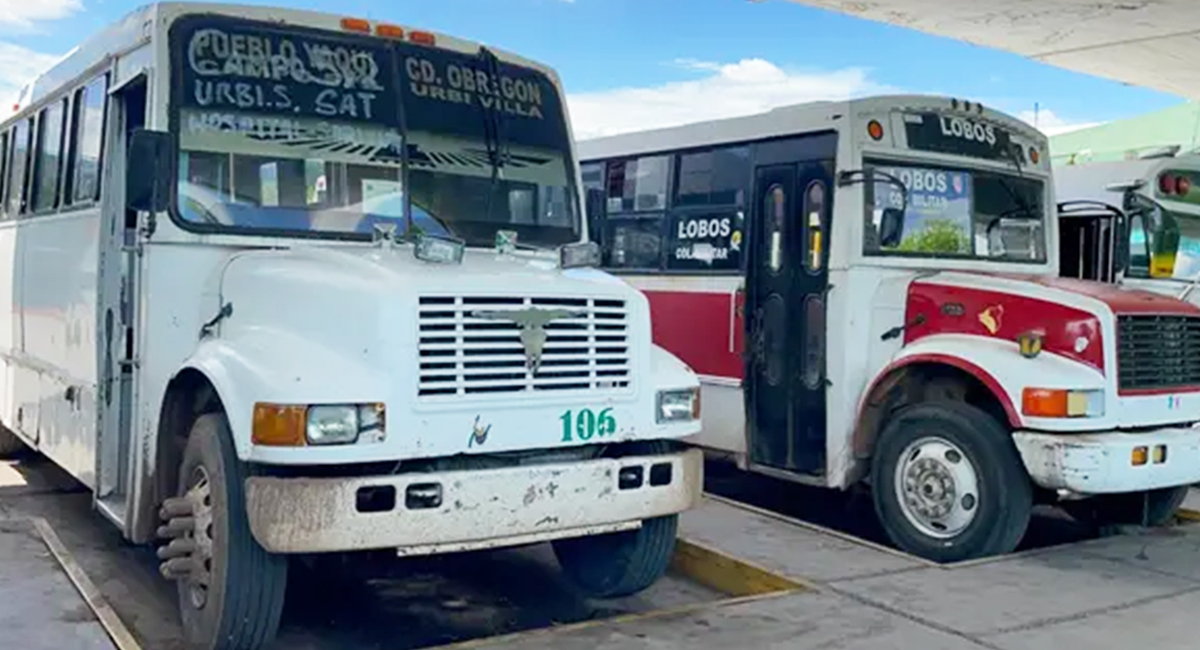 Aplicarán en agosto aumento único a tarifas del transporte suburbano en el sur de Sonora