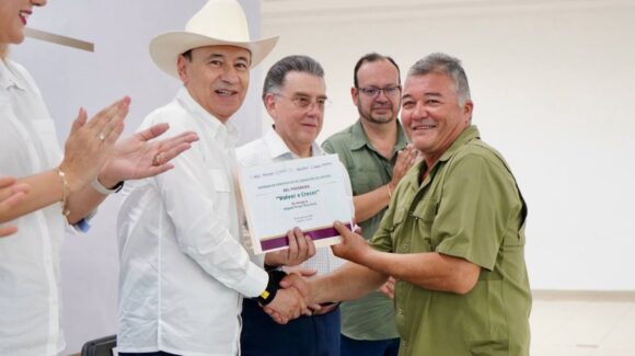 Alfonso Durazo y Sheinbaum benefician con finiquitos a productores agrícolas del sur de Sonora