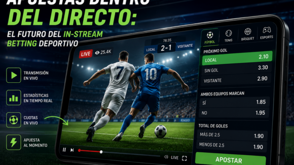 Apuestas dentro del directo: el futuro del in-stream betting deportivo