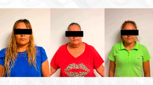Atrapan a tres ladronas tras persecución al norte de Sonora; entraron a casa ajena para robar