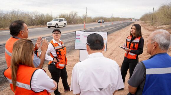 Avances en ampliación de la carretera a Bahía de Kino alcanzan 3 kilómetros en Hermosillo