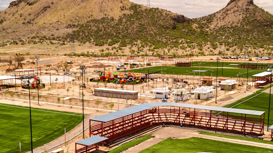 Avanza al 85% la construcción de la Unidad Deportiva Cárcamo H en Hermosillo