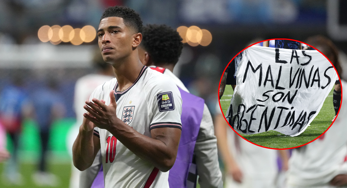 Bellingham perdió la cabeza y protagonizó un tenso momento al finalizar el duelo entre Argentina e Inglaterra