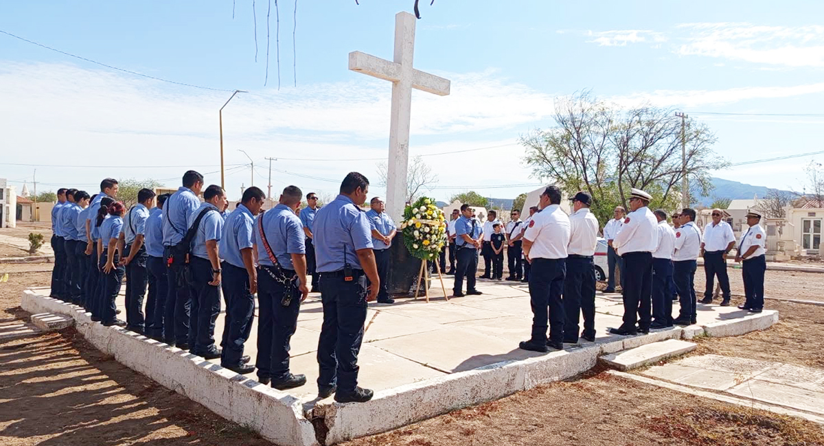 Bomberos de Cajeme conmemoran 77 años de servicio y honran a sus héroes caídos
