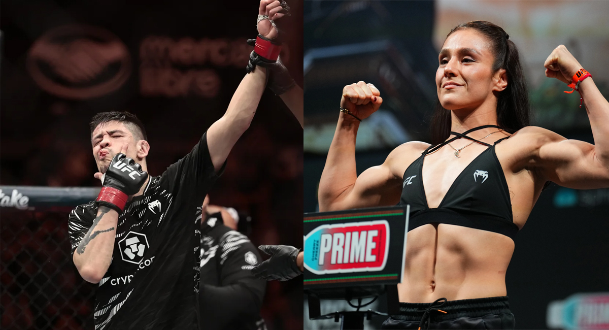 Brandon Moreno y Alexa Grasso en NOCHE UFC