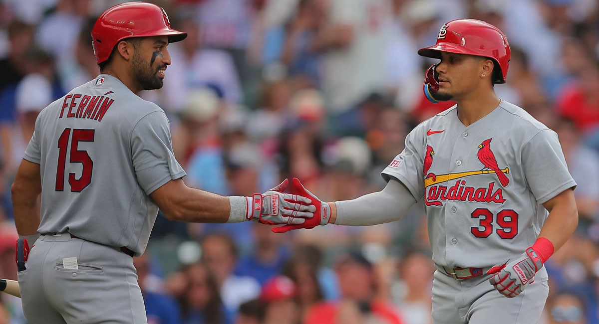 Los Cardinals tuvieron una práctica de bateo en Wrigley Field
