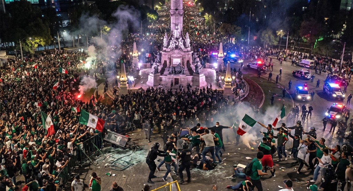 Celebración por triunfo de México reunió a 1.8 millones en CDMX: Clara Brugada