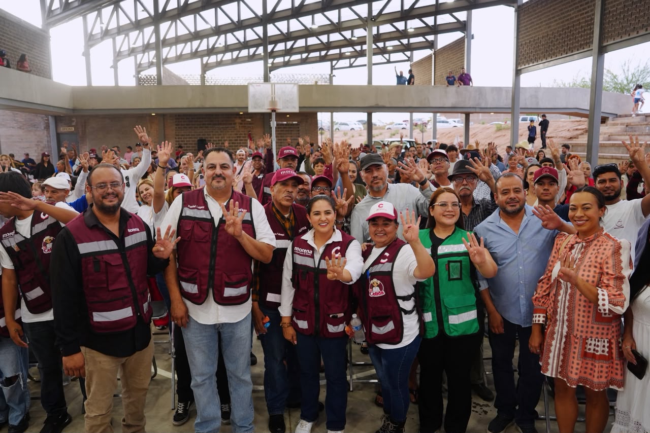 Celida López afirma que Agua Prieta es ejemplo de la consolidación de la Cuarta Transformación