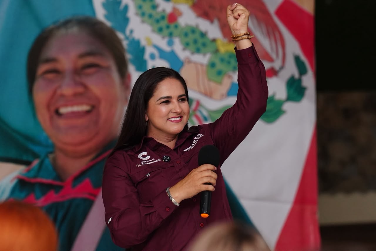 Celida López destaca en Cananea el papel del pueblo organizado en la transformación
