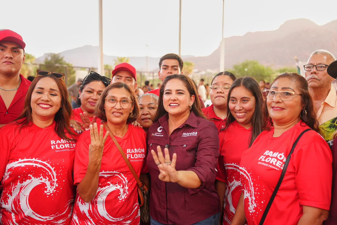 Celida López destaca en Guaymas el liderazgo de las mujeres y la defensa de la soberanía