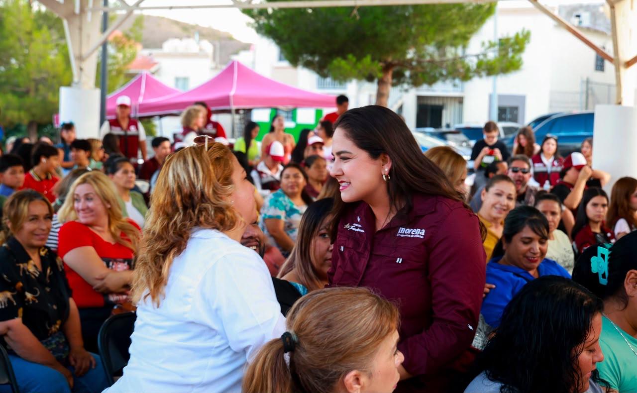 Celida López fortalece el diálogo ciudadano durante recorridos en Nogales