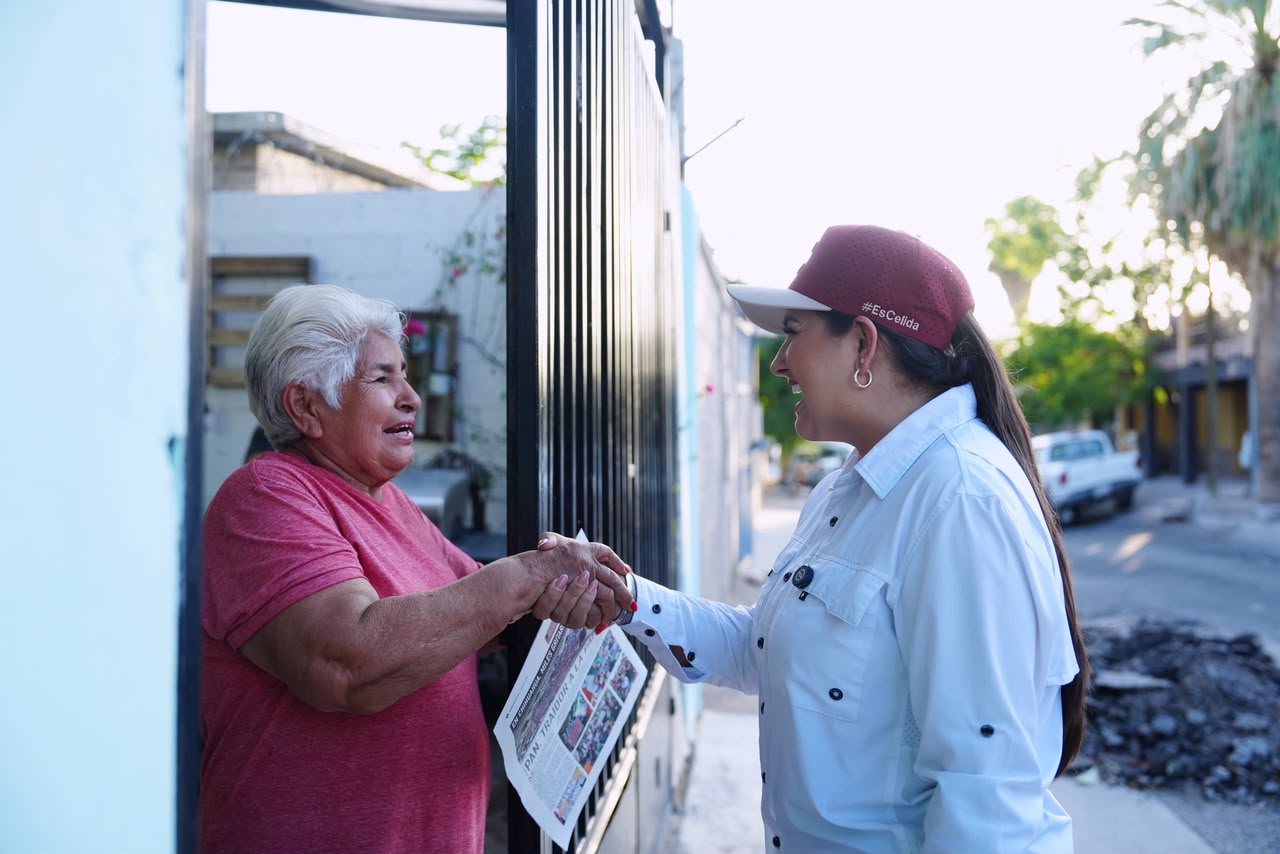 Celida López recorre Cuatro Olivos y reafirma el papel de la ciudadanía en la 4T