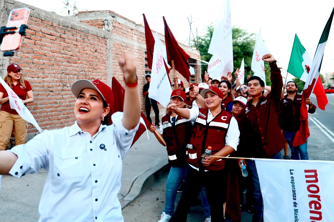 Celida López recorre Cuatro Olivos y reafirma el papel de la ciudadanía en la 4T