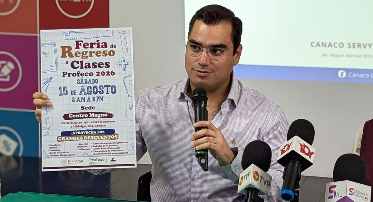 Anuncia Canaco Feria del Regreso a Clases con descuentos de hasta 20% en Ciudad Obregón