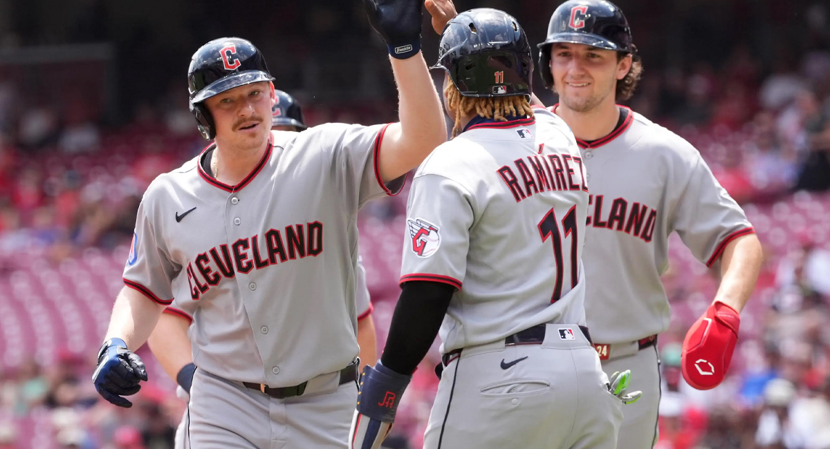 Con grand slam de Manzardo, los Guardians iniciaron con triunfo su visita al Great American Ball Park de Cincinnati