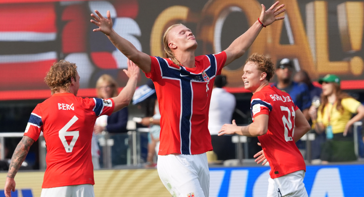 Con un doblete de Haaland, la Selección de Noruega venció a Brasil para clasificarse a los cuartos del Mundial 2026