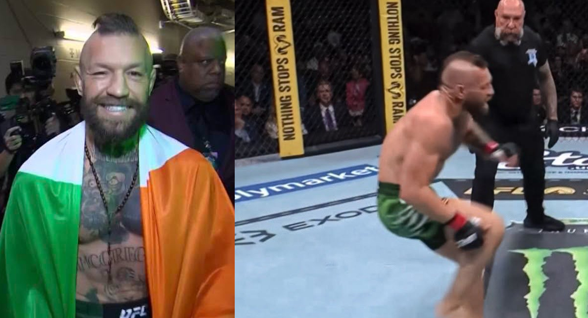 Conor abandona el combate