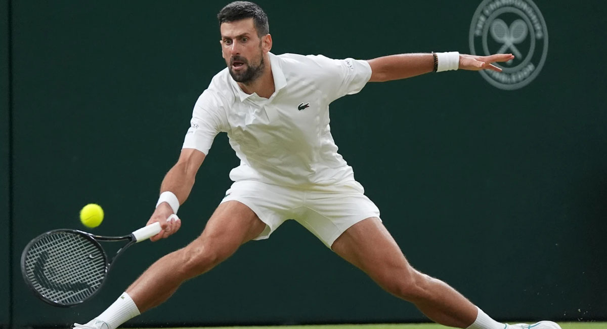 El serbio se mantiene en la pelea por su título 25 de Grand Slam
