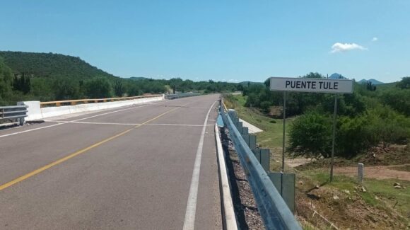 Denuncian riesgo en el puente El Tule de la carretera estatal 85 en Guaymas