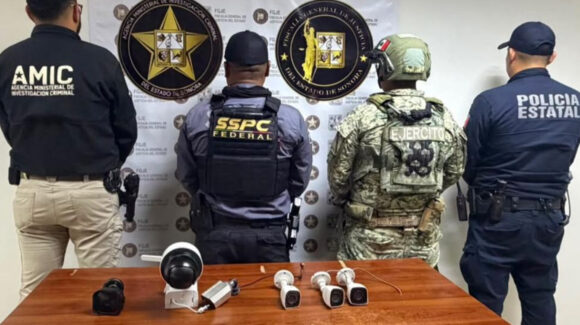 Desmantelan red ilegal de vigilancia en cinco colonias de Nogales; retiran seis cámaras clandestinas