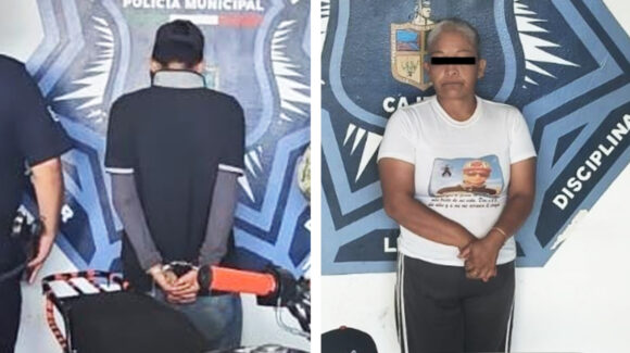 Detienen a menor de edad y a mujer en Ciudad Obregón; les hallaron narcóticos y motos robadas