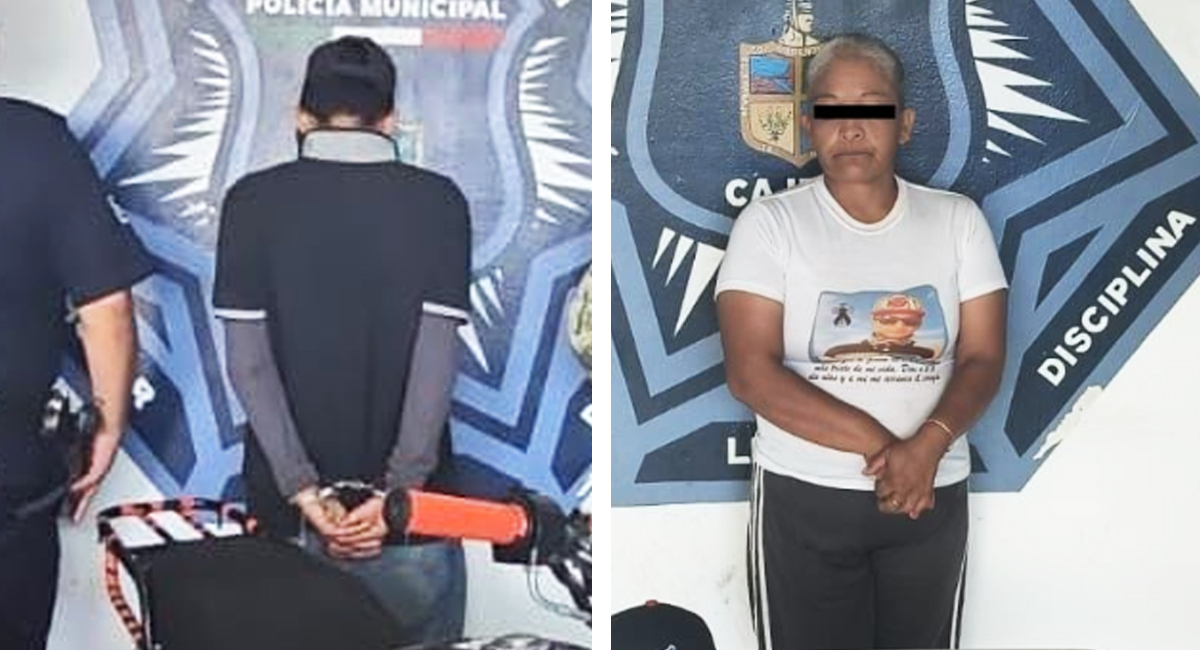 Detienen a menor de edad y a mujer en Ciudad Obregón; les hallaron narcóticos y motos robadas
