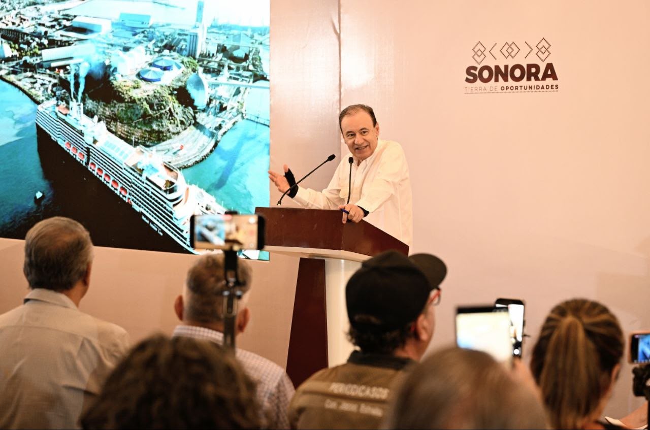 Durazo impulsa a Sonora como destino internacional de cruceros con 15 arribos a Guaymas