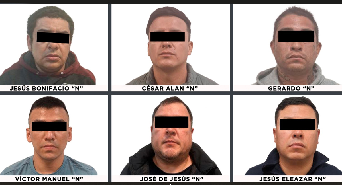 Capturan a seis integrantes de grupo criminal en Edomex; están acusados de secuestrar a pareja