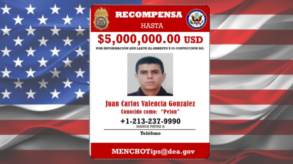 EU señala a Juan Carlos Valencia ‘El 03’ como nuevo líder del CJNG; ofrece 5 millones de dólares por su captura