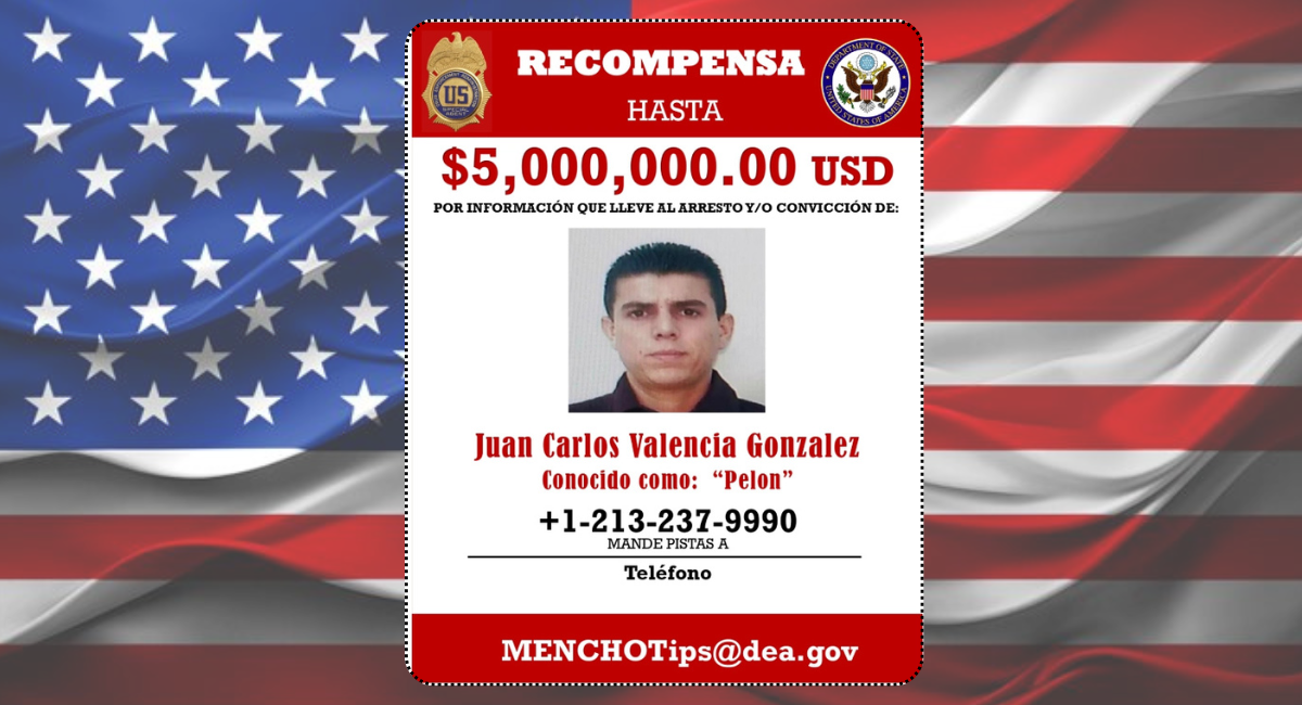 EU señala a Juan Carlos Valencia 'El 03' como nuevo líder del CJNG; ofrece 5 millones de dólares por su captura
