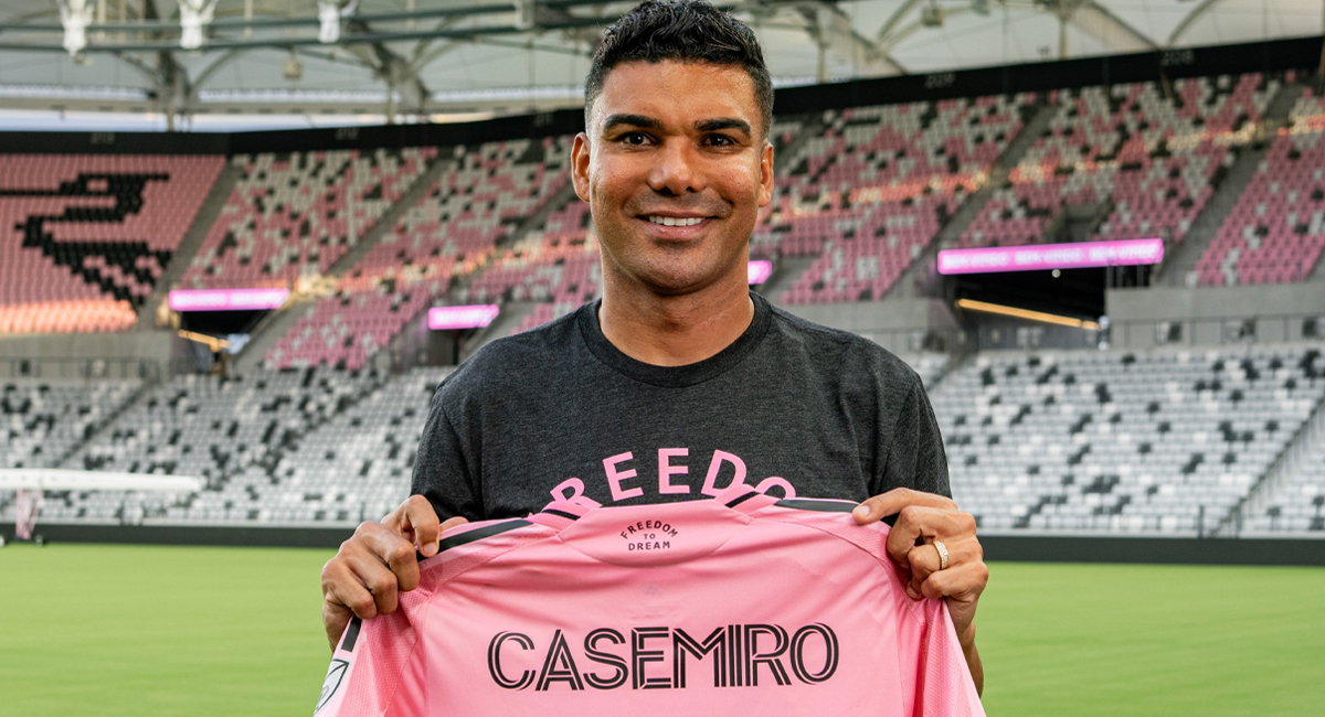 El Inter Miami CF oficializó el fichaje de Casemiro, leyenda brasileña que compartirá vestidor con Messi en la MLS
