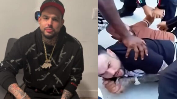 “Ese pend… me la pel…”: Emiliano Aguilar explica porqué se agarró a golpes en el Bélico Fest (VIDEO)