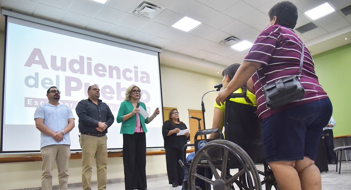 Escucha alcaldesa de Cajeme peticiones ciudadanas en Audiencia del Pueblo