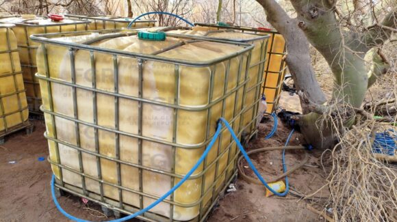 FGR asegura toma clandestina y tres mil litros de hidrocarburo en Hermosillo Sonora