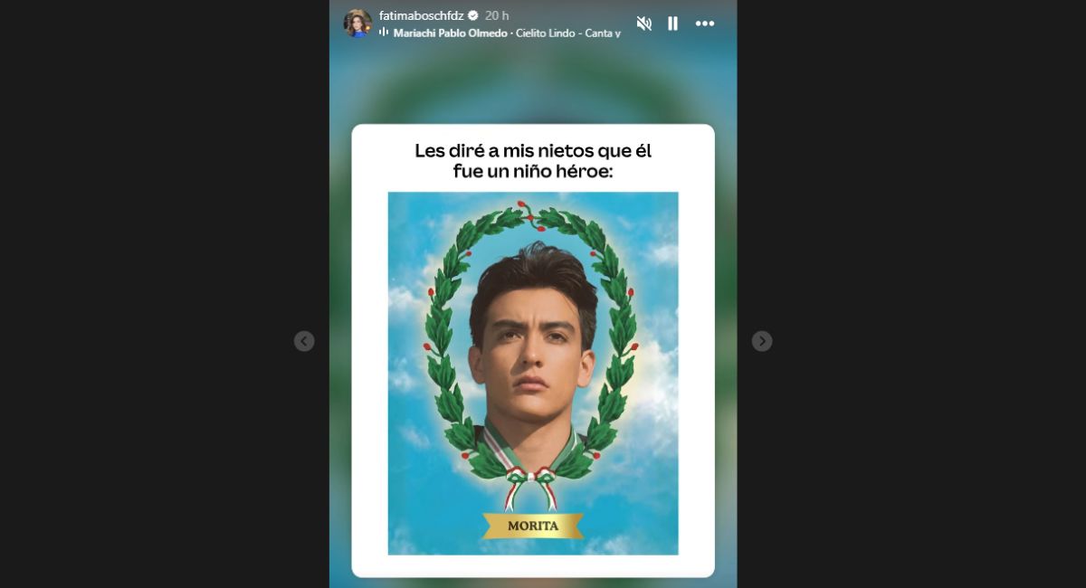 Fátima Bosch envía mensaje a Gilberto Mora y fans quieren un romance cuando cumpla 18